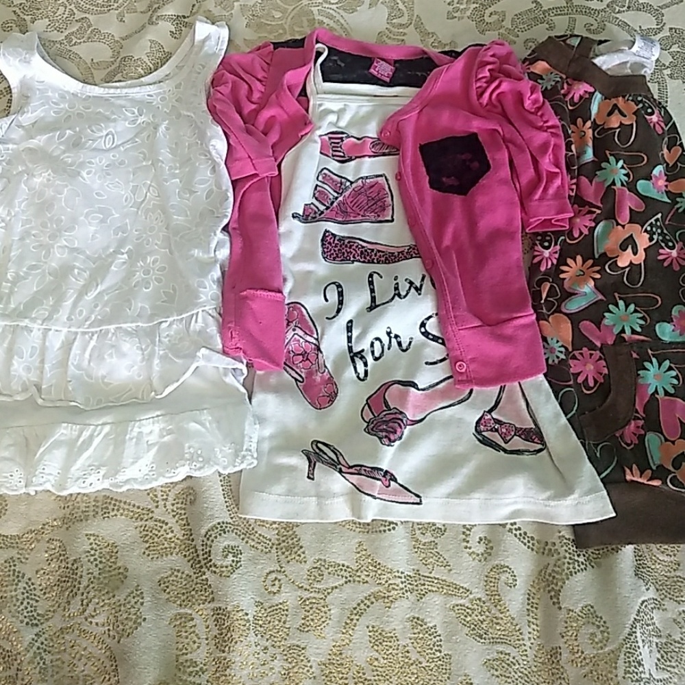 Girls size 7/8 Shirt Bundle